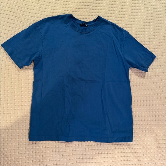 Zara Classic Oversized Blue Tee - Picture 2 of 5